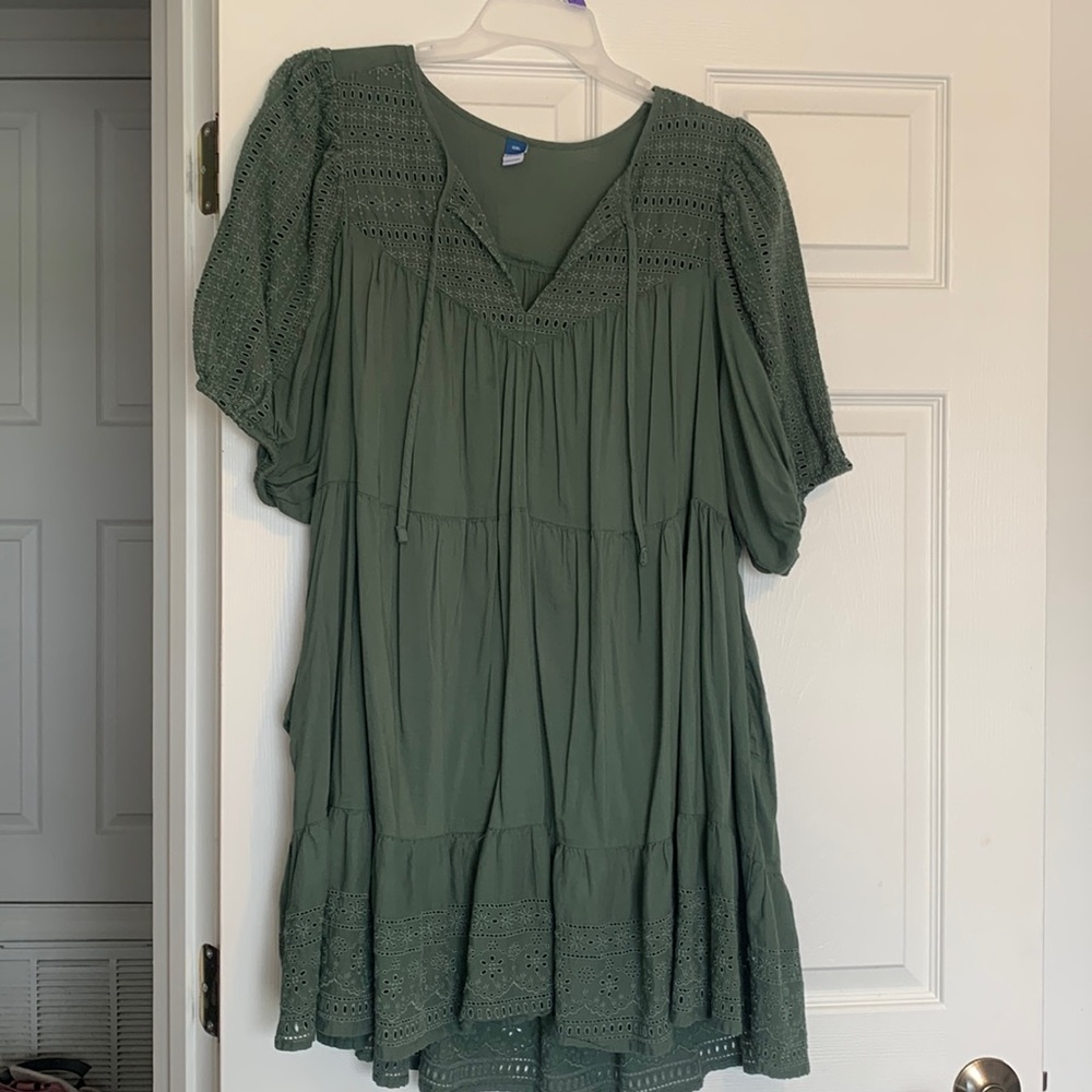Old navy, flowy green dress